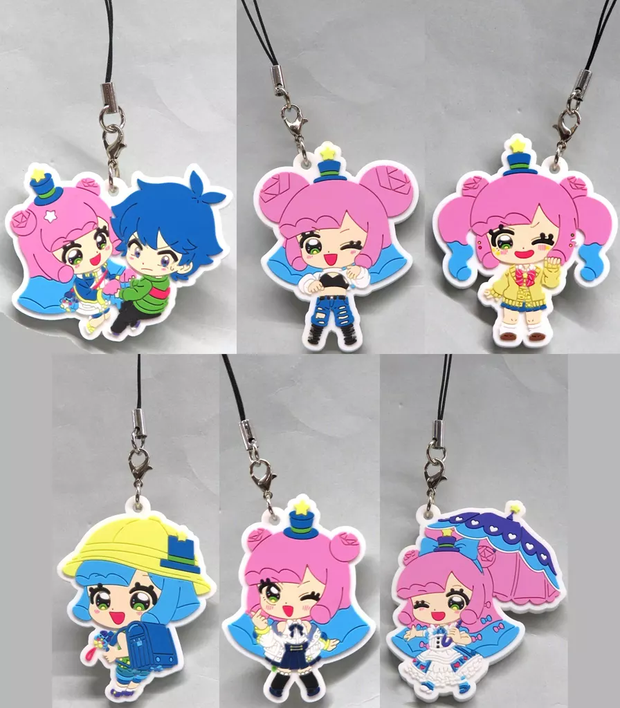 全6種セット 「ぷにるはかわいいスライム かわいいぷにるがいっぱいカプセルラバーストラップ」
