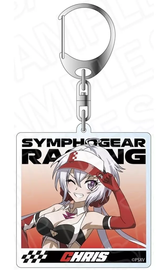 雪音クリス SYMPHOGEAR RACING ver. ホログラムアクリル 「戦姫絶唱シンフォギアXV」