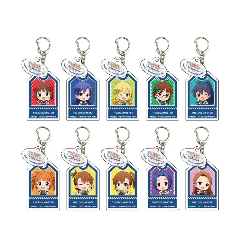 全10種セット 「TR＠VEL MEDLEY!!!!!! with THE IDOLM＠STER Series～あなたの旅をプロデュースしちゃいマス♪～ 第6弾 JR東海×アイドルマスター アクリル」