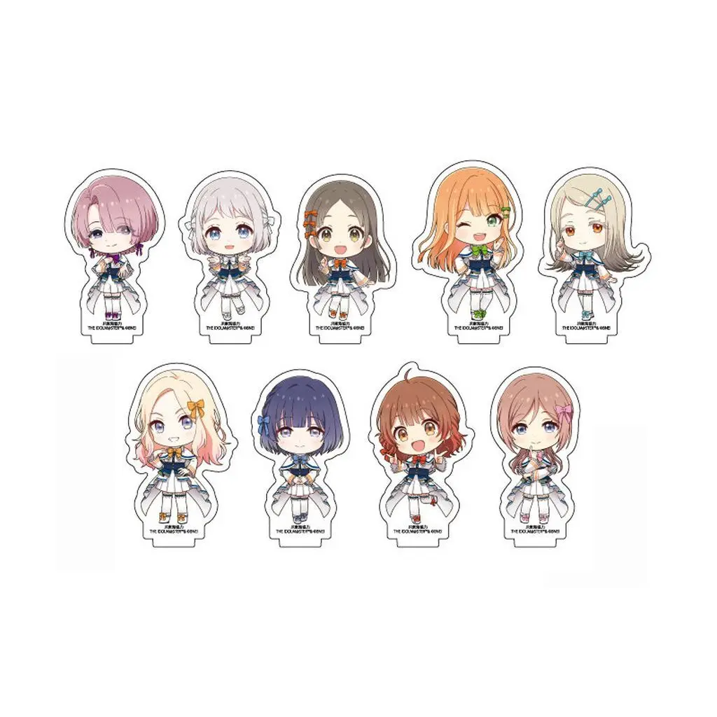 全9種セット 「TR＠VEL MEDLEY!!!!!! with THE IDOLM＠STER Series～あなたの旅をプロデュースしちゃいマス♪～ 第5弾 JR東海×学園アイドルマスター アクリルぷちスタンド」