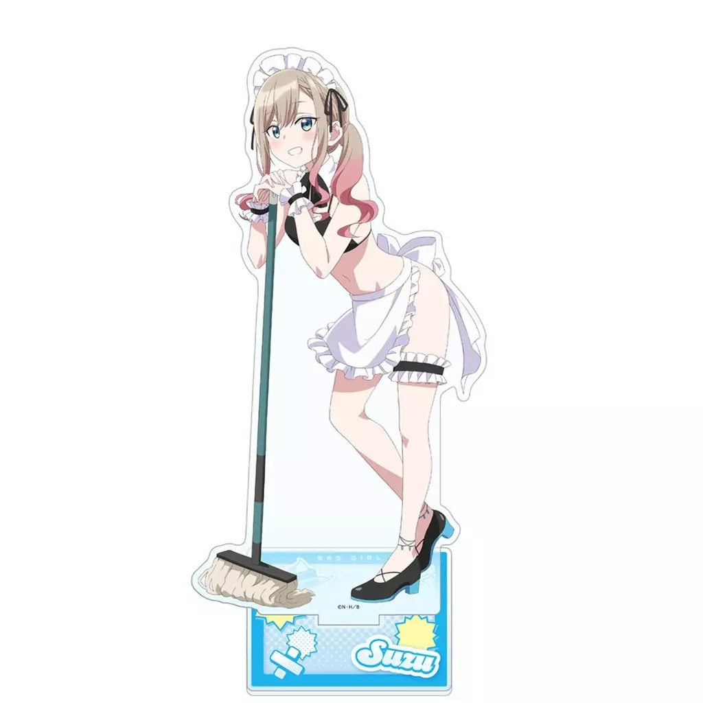 [新品] 涼風涼(メイド水着) 描き下ろし特大アクリルスタンド 「ばっどがーる」