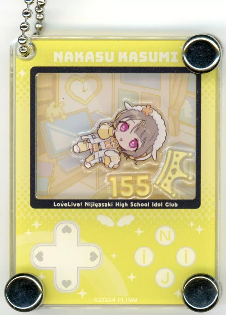 中須かすみ シャカシャカアクリル 「ラブライブ!虹ヶ咲学園スクールアイドル同好会×ROUND1」