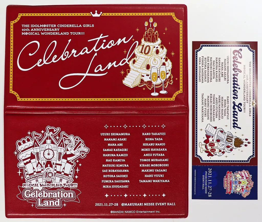 千葉公演 公式チケットケース 「THE IDOLM＠STER CINDERELLA GIRLS 10th ANNIVERSARY M＠GICAL WONDERLAND TOUR!!!」