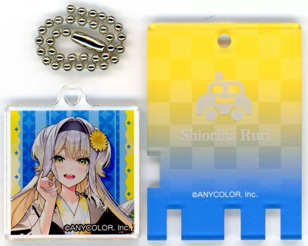 栞葉るり(等身) 「バーチャルYouTuber にじさんじ×極楽湯・RAKU SPA ととのうにじさんじ 第三弾 トレーディング銭湯錠風」