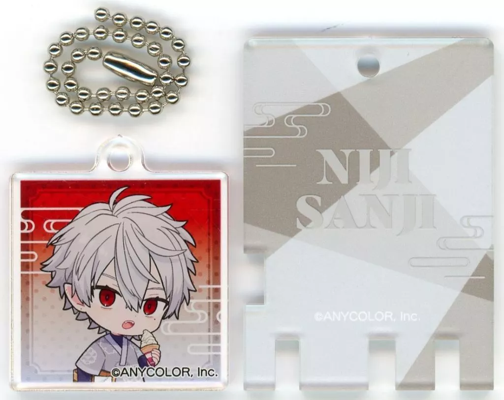 葛葉(ミニキャラ) 「バーチャルYouTuber にじさんじ×極楽湯・RAKU SPA ととのうにじさんじ 第三弾 トレーディング銭湯錠風」