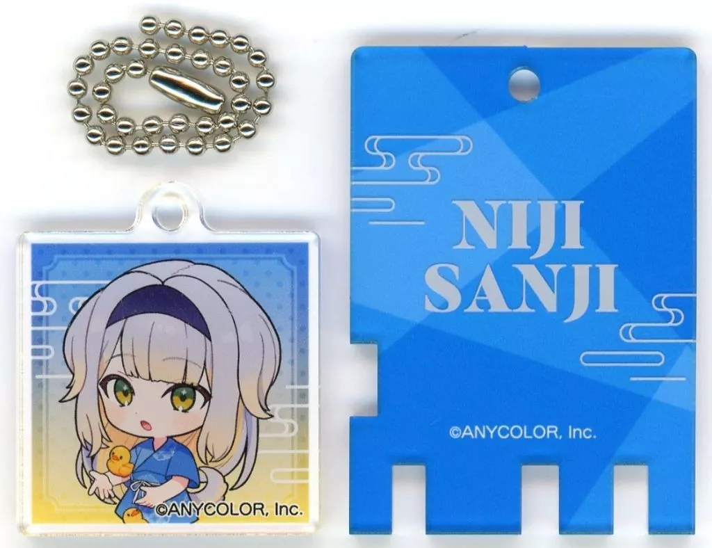 栞葉るり(ミニキャラ) 「バーチャルYouTuber にじさんじ×極楽湯・RAKU SPA ととのうにじさんじ 第三弾 トレーディング銭湯錠風」