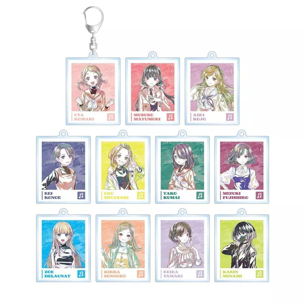 全11種セット 「TVアニメ うたごえはミルフィーユ トレーディング Ani-Art アクリル」