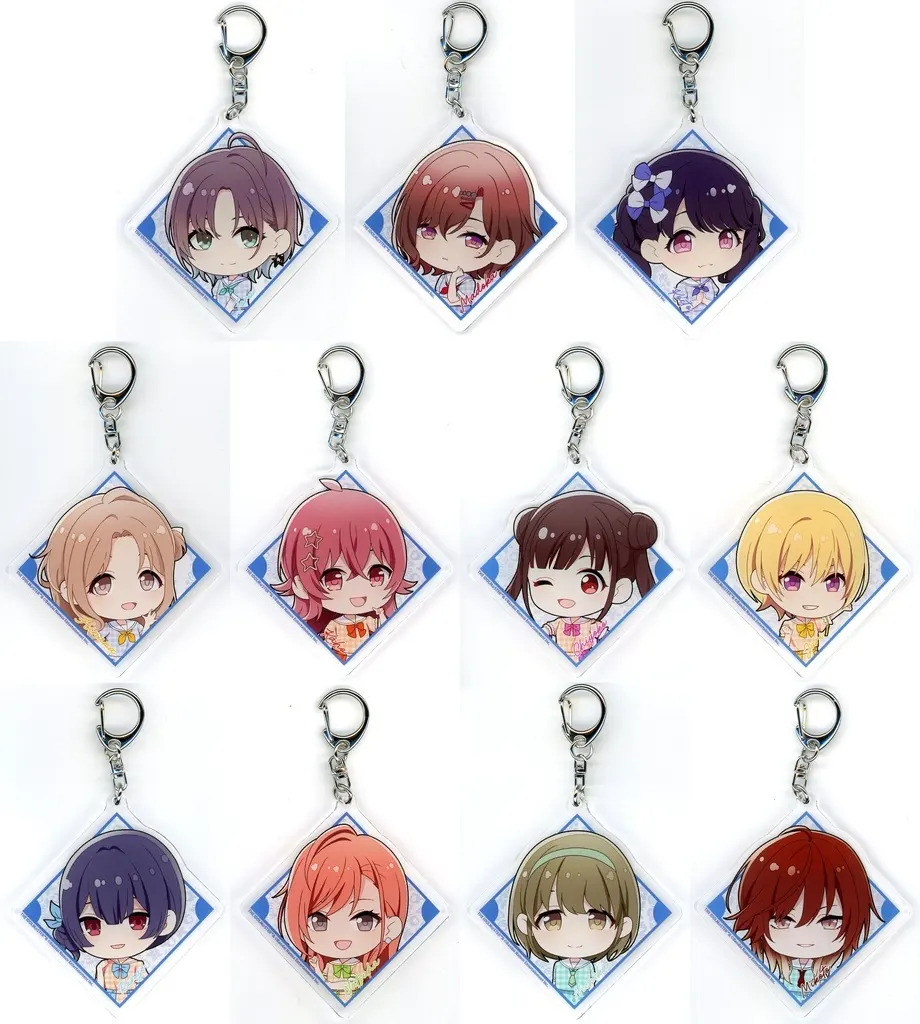 全11種セット 「アイドルマスター シャイニーカラーズ×ENOSHIMA TREASURE CAFE アクリルキーホルダー」