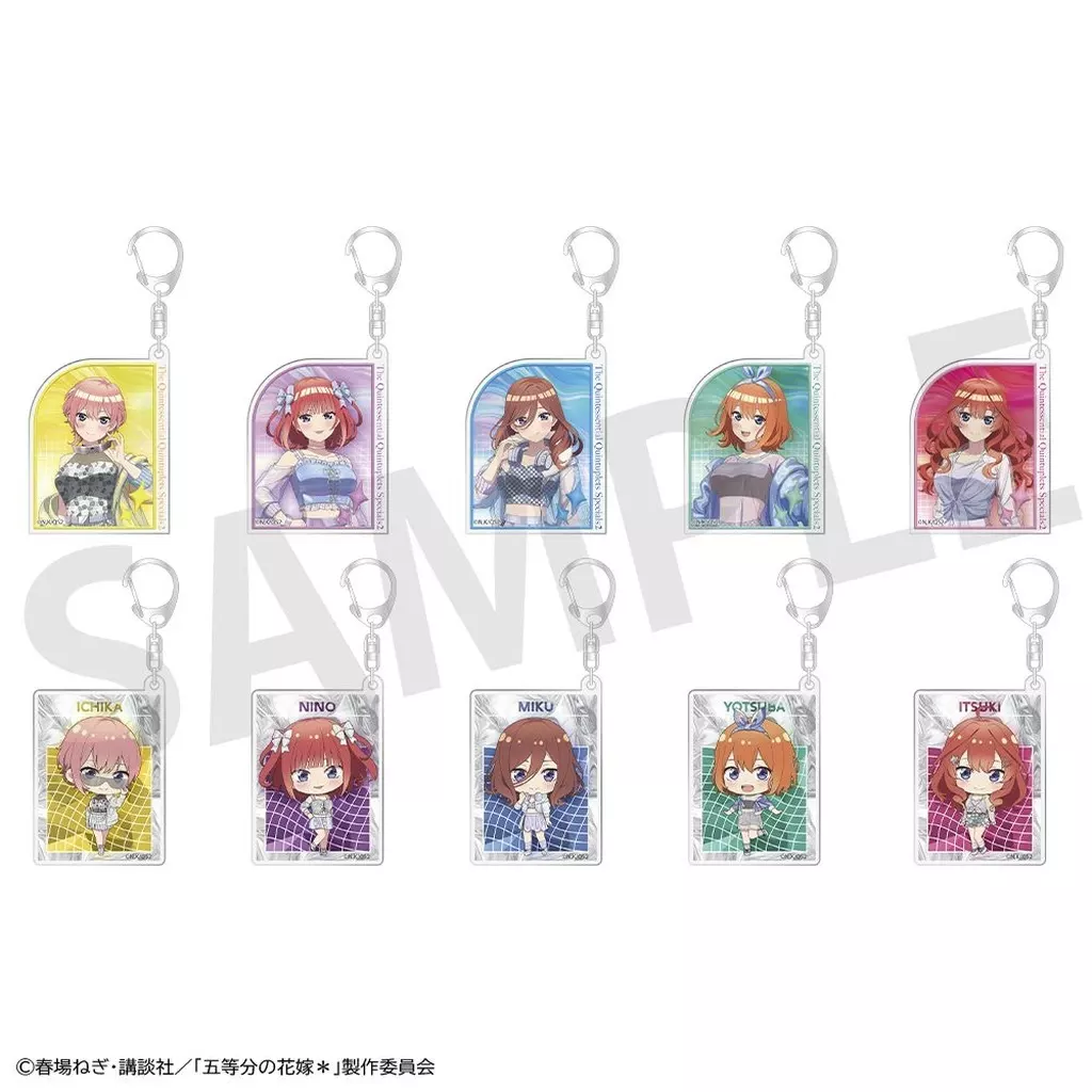 全10種セット 「五等分の花嫁＊ POP UP STORE in SHIBUYA109 トレーディングアクリルチャーム」