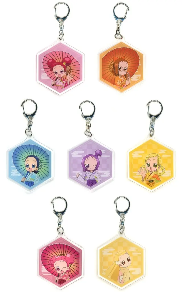 全7種セット 「おジャ魔女どれみドッカ～ン! POP UP SHOP アクリル 袴＆番傘ver.(描き下ろしイラスト)」