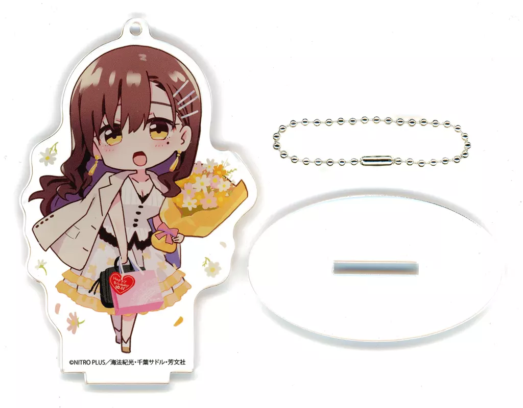 10.若狭悠里A(描き下ろしイラスト) アクリルスタンド 「がっこうぐらし! バースデー記念 POP UP」