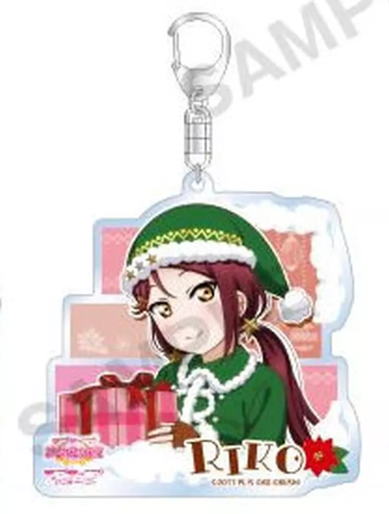 桜内梨子 「ラブライブ!スクールアイドルフェスティバル トレーディングアクリル Aqours クリスマスプレゼントver.」