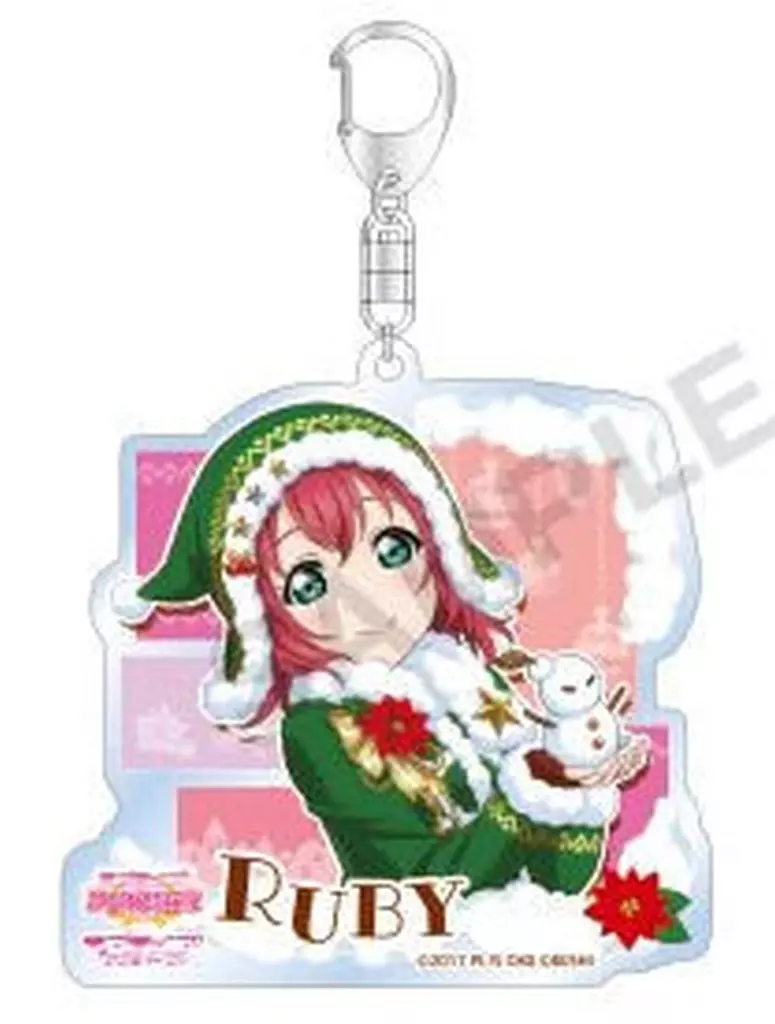 黒澤ルビィ 「ラブライブ!スクールアイドルフェスティバル トレーディングアクリル Aqours クリスマスプレゼントver.」