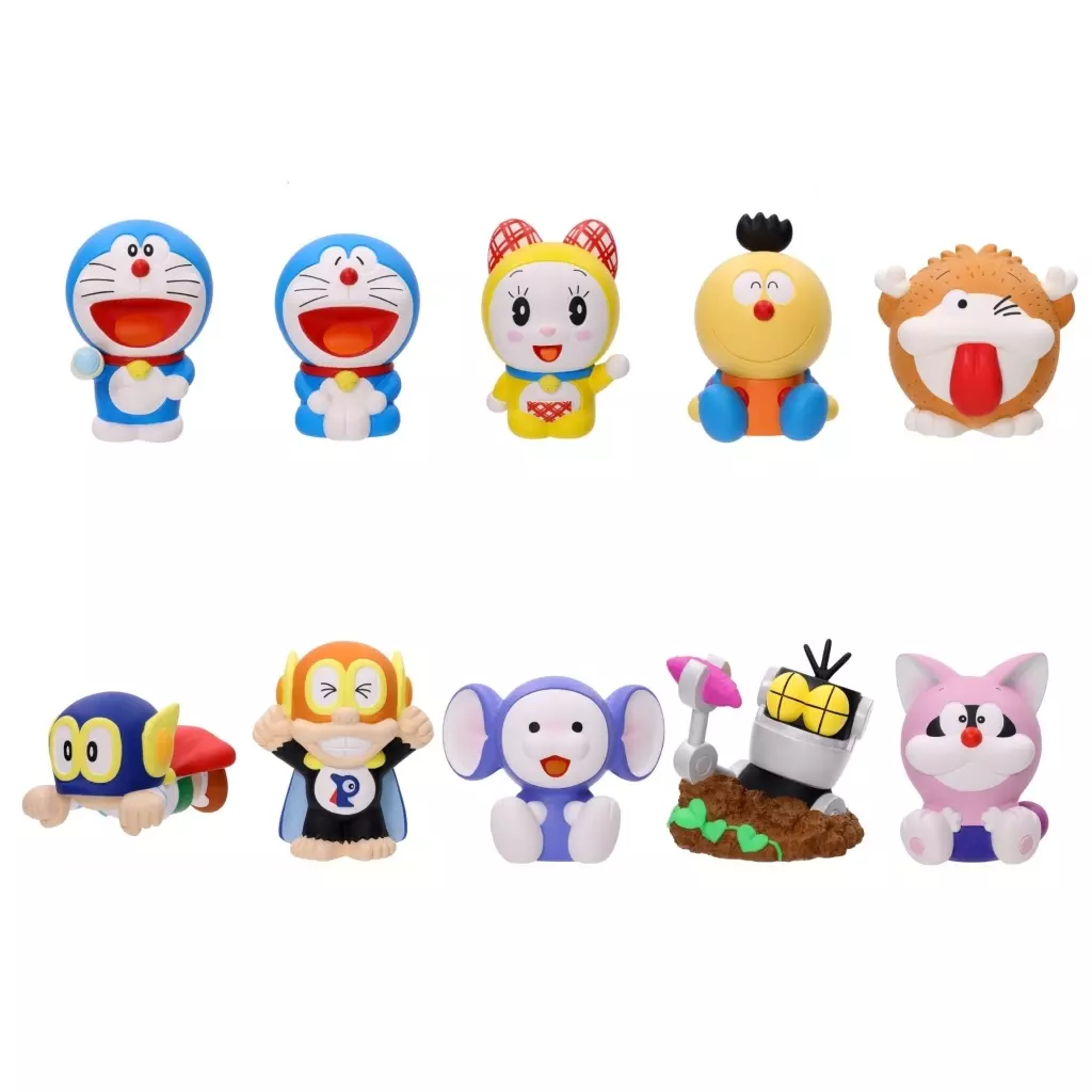 全10種セット 「藤子・F・不二雄キャラクターズ ソフビパペットマスコット」