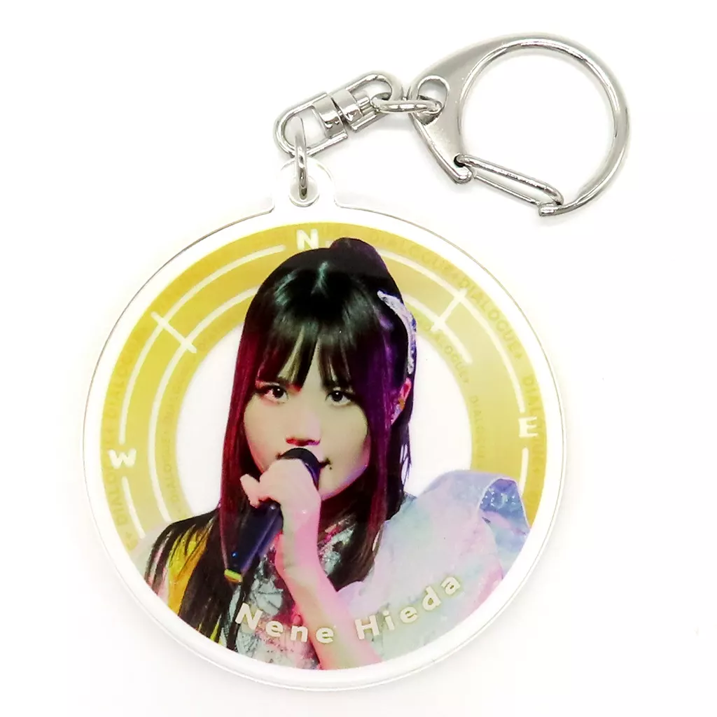 DIALOGUE+ ラッフル　セットB 稗田寧々 駿河屋 -<中古>稗田寧々 ライブフォトキーホルダー 「DIALOGUE+ライブ