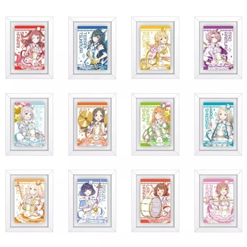 全12種セット 「アートフレームコレクション 学園アイドルマスター」
