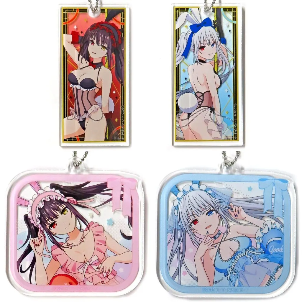 全4種セット アクリル 「くじコレ デート・ア・バレット ミッドナイトスイートバニーStyle」 C賞