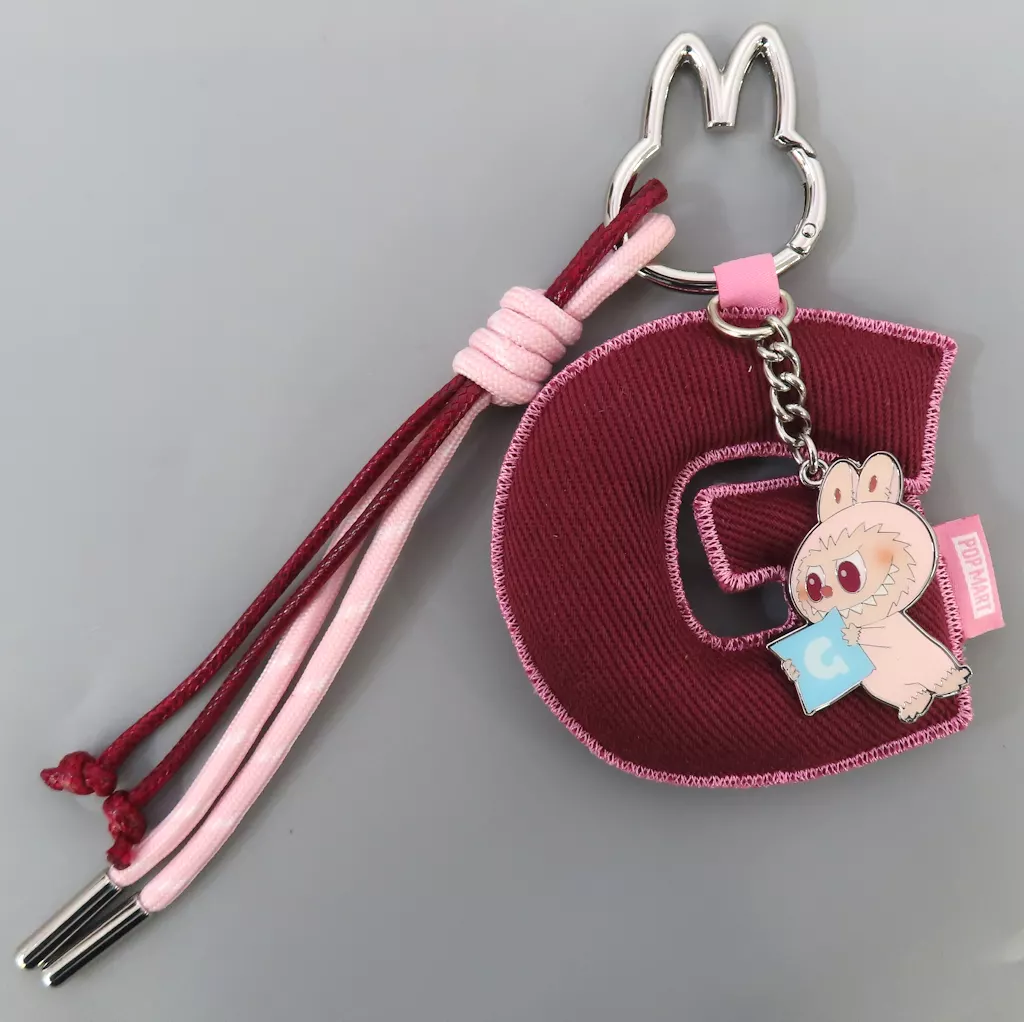 G 「POPMART THE MONSTER PIN FOR LOVE シリーズ アルファベットペンダント(A-M)」