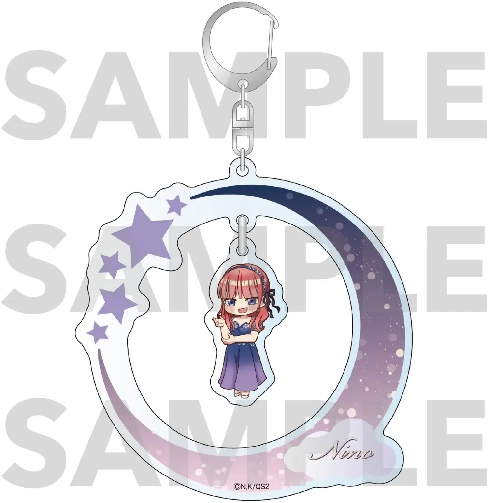 中野二乃 Night sky color Dress アーチアクリルチャーム 「五等分の花嫁＊ アニメガ×ソフマップ先行販売フェア」