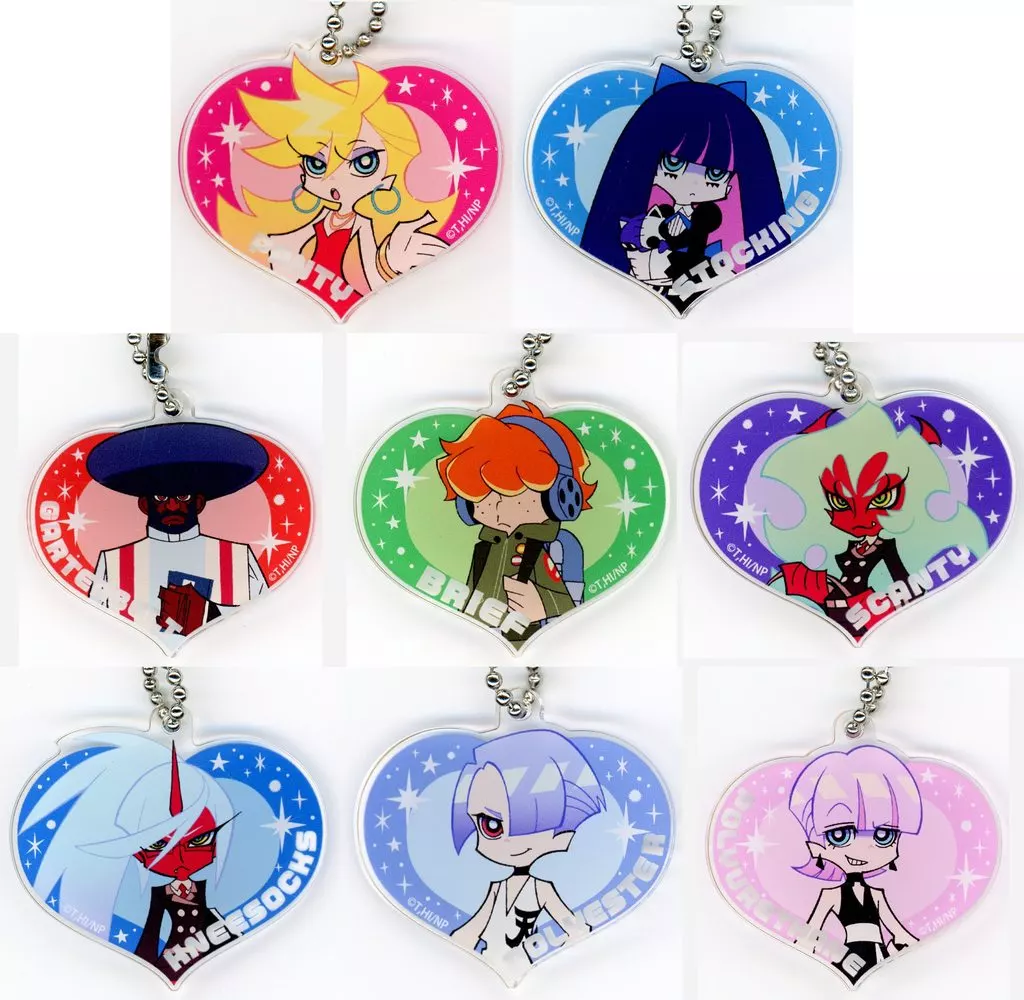 全8種セット 「New PANTY ＆ STOCKING with GARTERBELT アクリルキーチェーン」