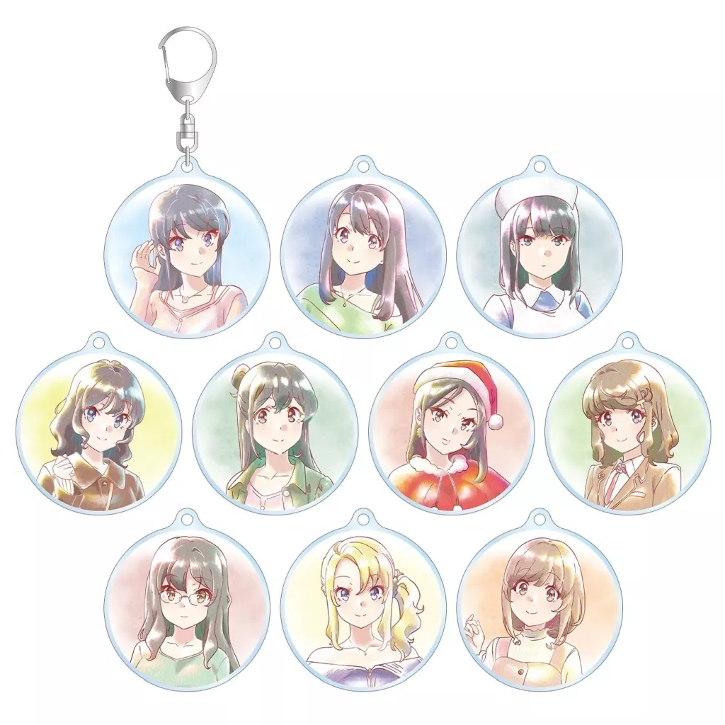 全10種セット 「青春ブタ野郎はサンタクロースの夢を見ない トレーディング Ani-Art aqua label アクリル」