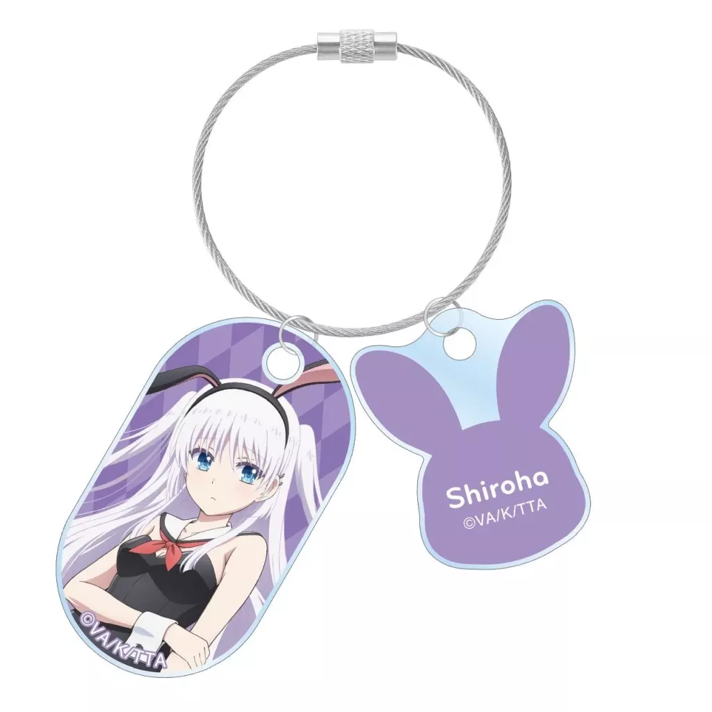 鳴瀬しろは 描き下ろし 2連ワイヤーアクリル バニーガールver. 「Summer Pockets」