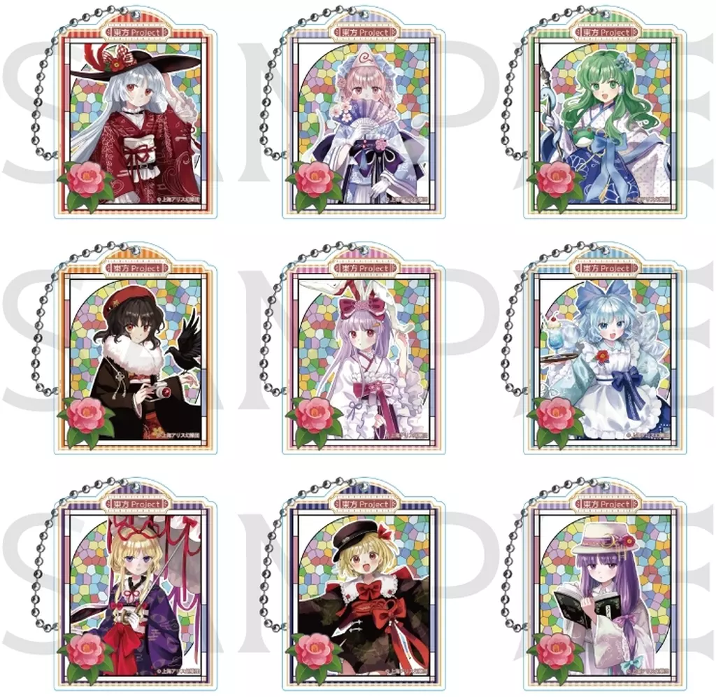 全9種セット 「東方Project トレーディングアクリル ハイカラさんver. Vol.2」