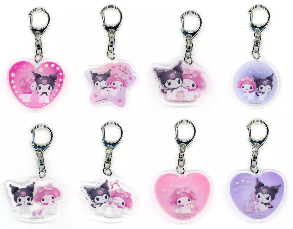 全8種セット 「トレーディングアクリル パステルドリームランド サンリオキャラクターズ マイメロディ＆クロミ」