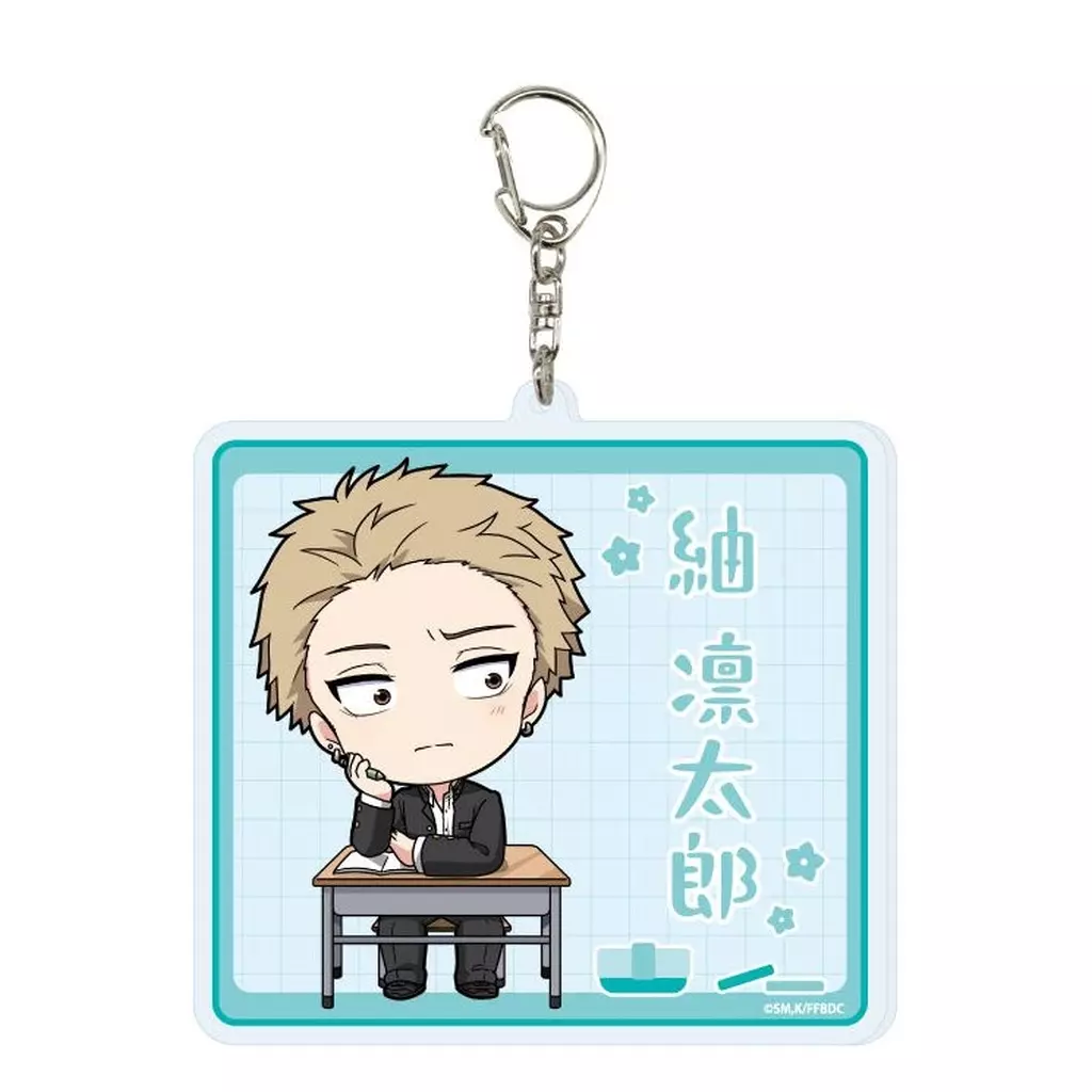 1.紬凛太郎(ミニキャライラスト) デカアクリル 「薫る花は凛と咲く」