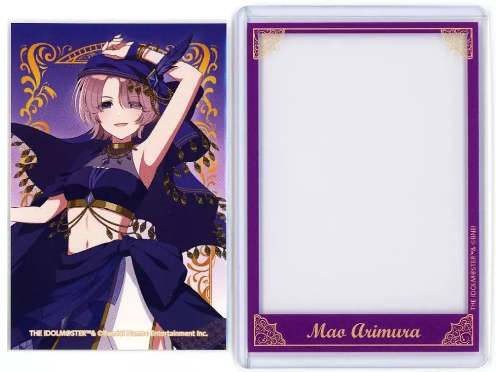 有村麻央 「学園アイドルマスター 初星学園 Arabian Cafe×animatecafe トレーディングデコケース(カード1枚入り) アラビアンver.」
