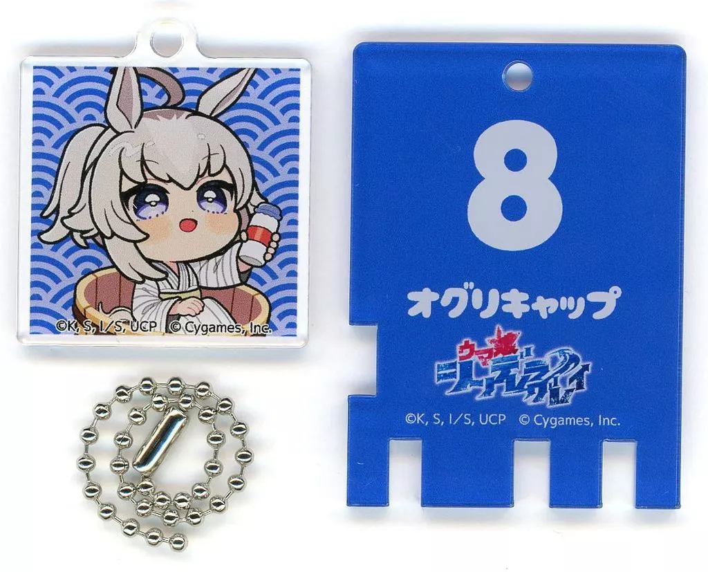 オグリキャップ 「ウマ娘 シンデレラグレイ×極楽湯・RAKU SPA カサマツの湯 トレーディング銭湯錠風(ミニキャラ)」