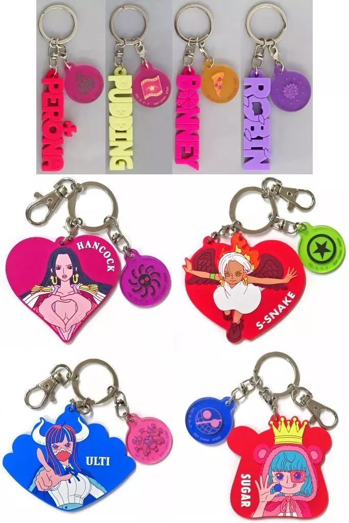 全8種セット チャームアソート 「一番くじ ワンピース メモリーオブヒロインズ -Devil’s night-」 I賞