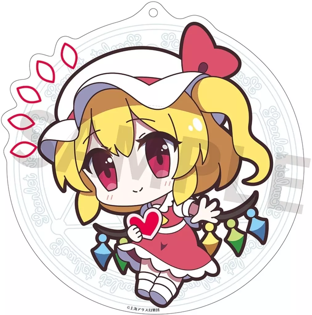 173.フランドール・スカーレット フォーオブアカインド 【ハート】 アクリル ゆるっととうほう 「東方Project」