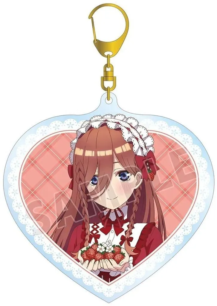中野三玖 描き下ろし ショートケーキイメージコーデver. BIGアクリル 「五等分の花嫁＊ アニメイトフェア」