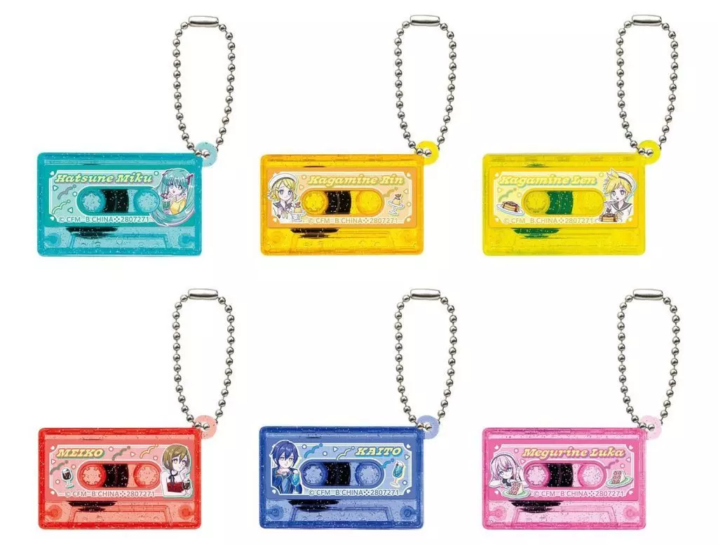 全6種セット 「初音ミク カセットテープチャーム」