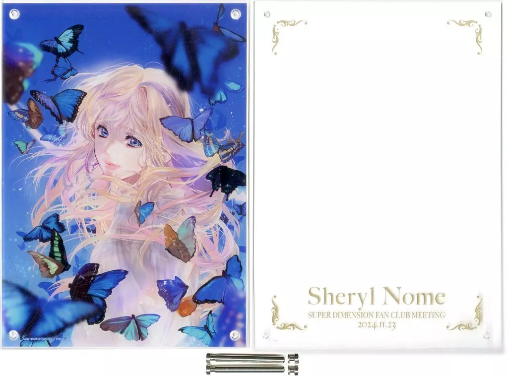 シェリル・ノーム 誕生日記念 A4レイヤーアクリルパネル(マクロス魂 ミーティング 2024.11.23 開催記念) 「マクロスF」