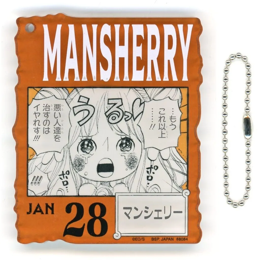 JAN28.マンシェリー アクリルブロックチャーム 「一番くじ ワンピース ONE PIECE BASE SHOP くじ 366DAYS OF BIRTHDAYS(1～3月)」 アクリルブロックチャーム賞