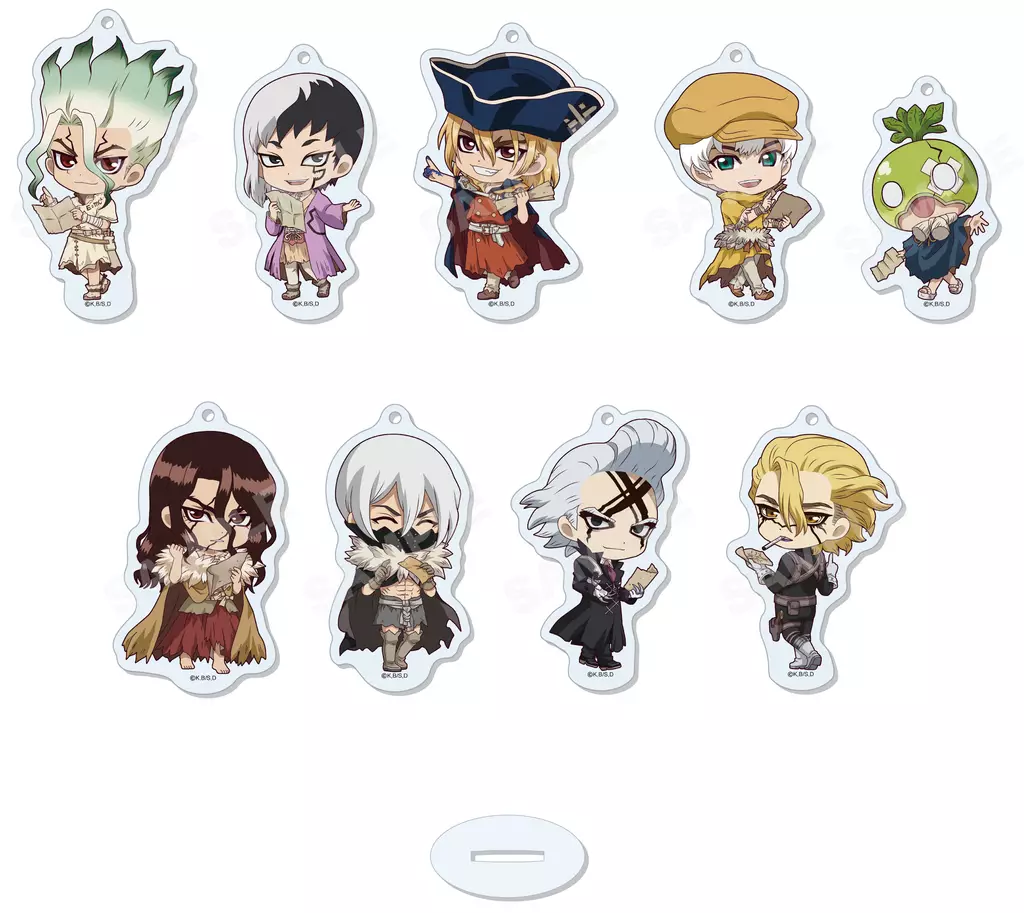 全9種セット Dr.STONE NAVI ME まるっとスタンド 01