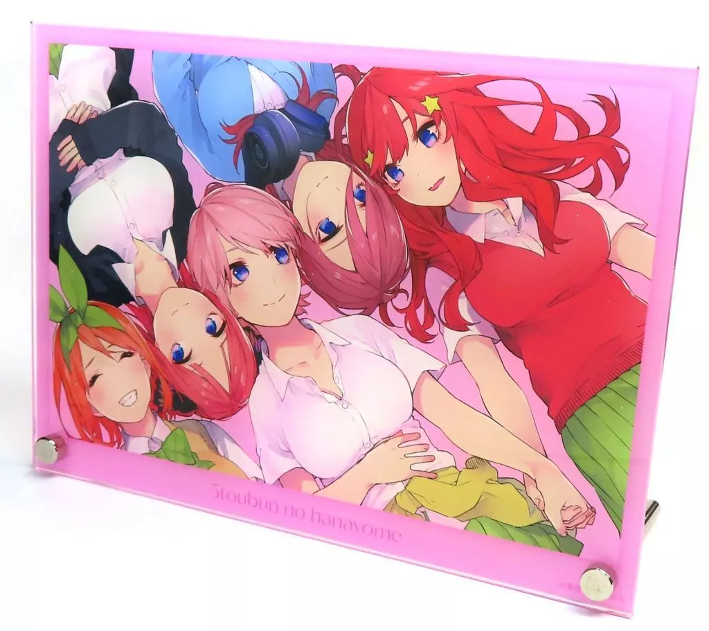 五つ子(仰向け) 集合アクリルプレートvol.2 「五等分の花嫁～GOTO AKIBA!～主要都市店舗フェア」_image