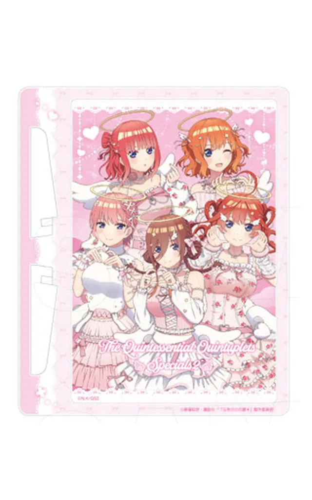集合(5名) アクリルイーゼルパネル エンジェルリボンver. 「TVスペシャルアニメ 五等分の花嫁* Angel Ribbon cafe in TreeVillage」_image