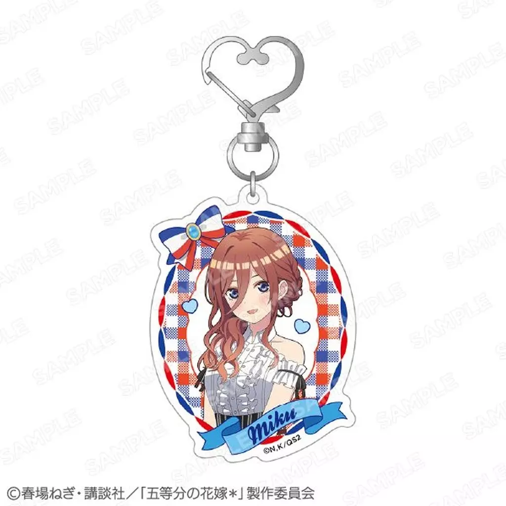 中野三玖 グリッターアクキー 「五等分の花嫁*」
