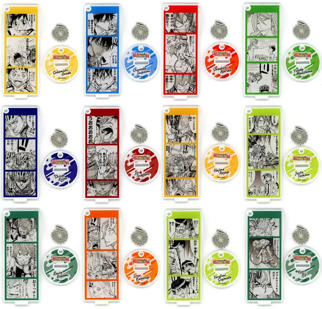 全12種セット アクスタ 「RAFFLE(ラッフル) 超! 弱虫ペダル展 POP UP STORE 大阪 開催記念 1000円くじ グループA」 C賞