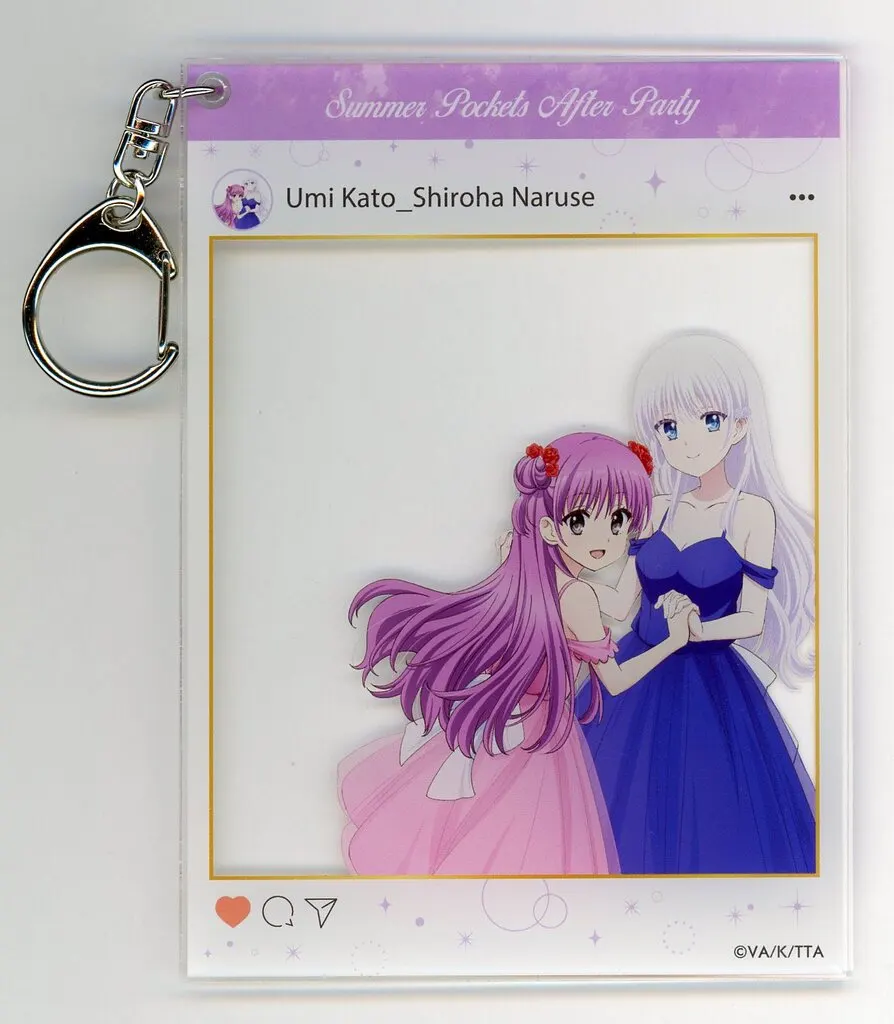 加藤うみ＆鳴瀬しろは アクリル 「Summer Pockets AFTER PARTY ～鳥白島へようこそ～ / ～ポケットをふくらませて～」