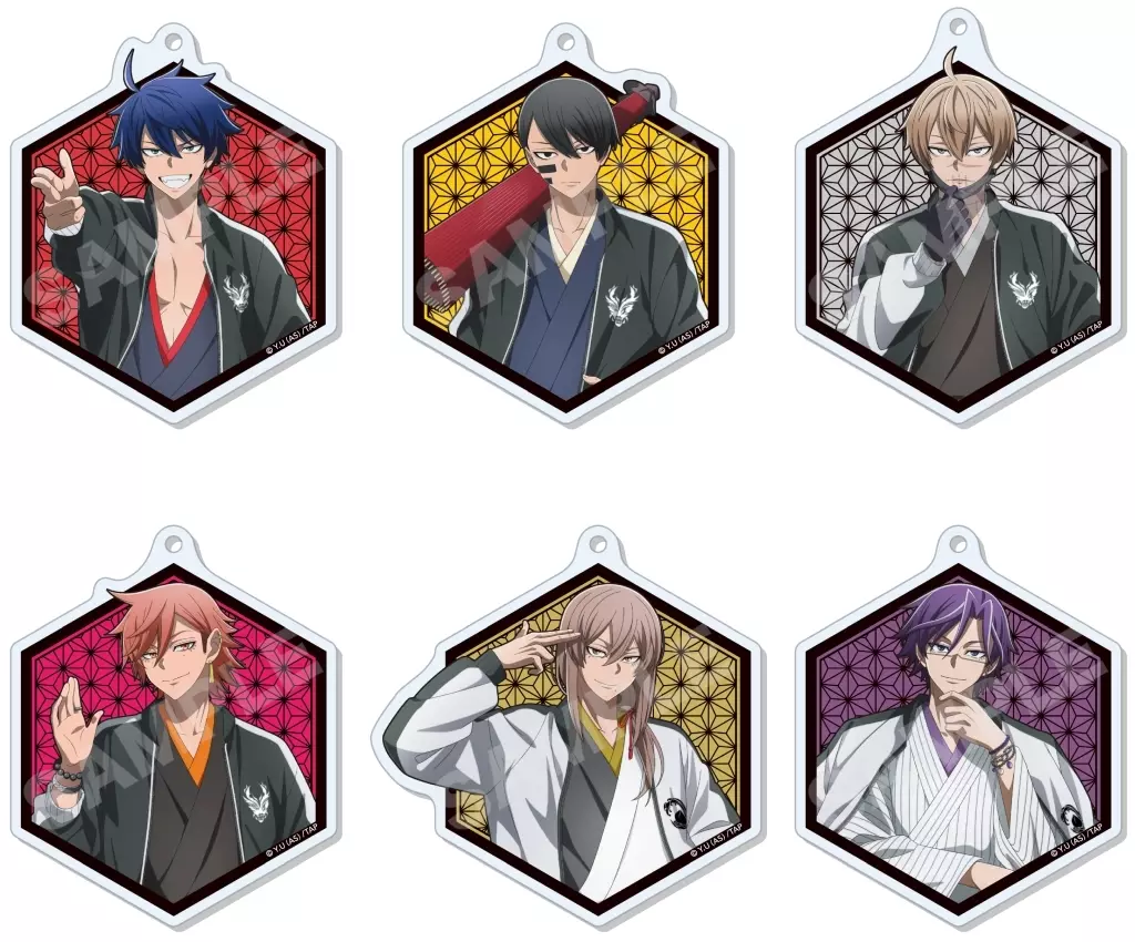 全6種セット 「桃源暗鬼 アクリル 01.スカジャン×着物ver.」