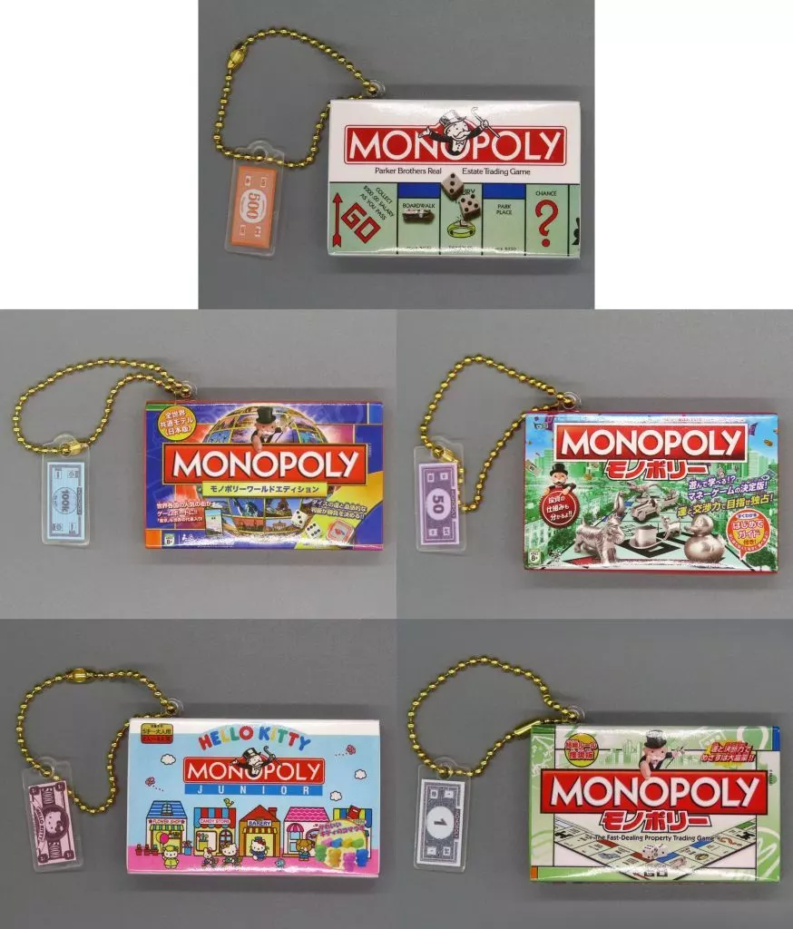 全5種セット 「Monopoly ミニチュアパッケージコレクション」