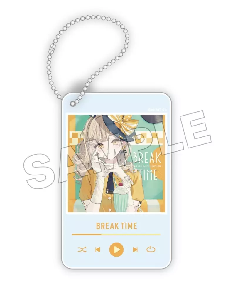 1.A(赤倉イラスト) アクリルドミノ 「BREAK TIME」
