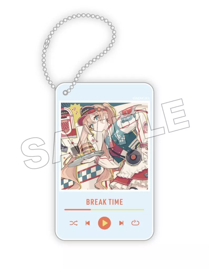 2.B(赤倉イラスト) アクリルドミノ 「BREAK TIME」