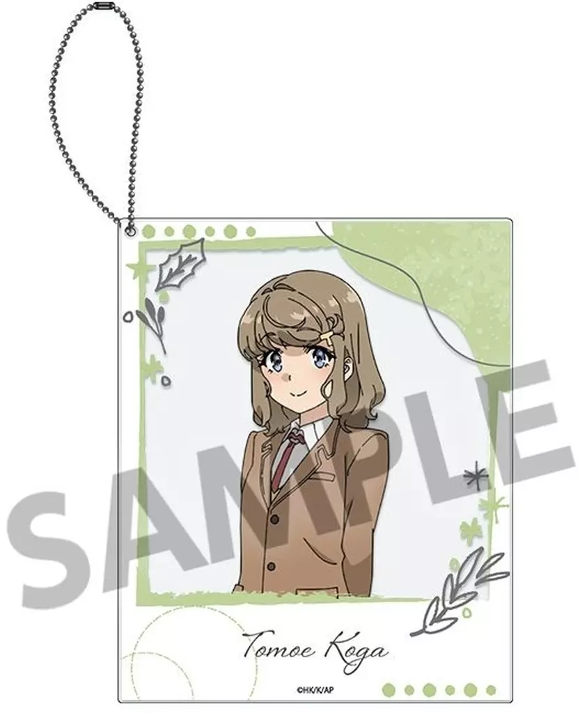 古賀朋絵 ポラロイド風アクリル 「青春ブタ野郎はサンタクロースの夢を見ない」