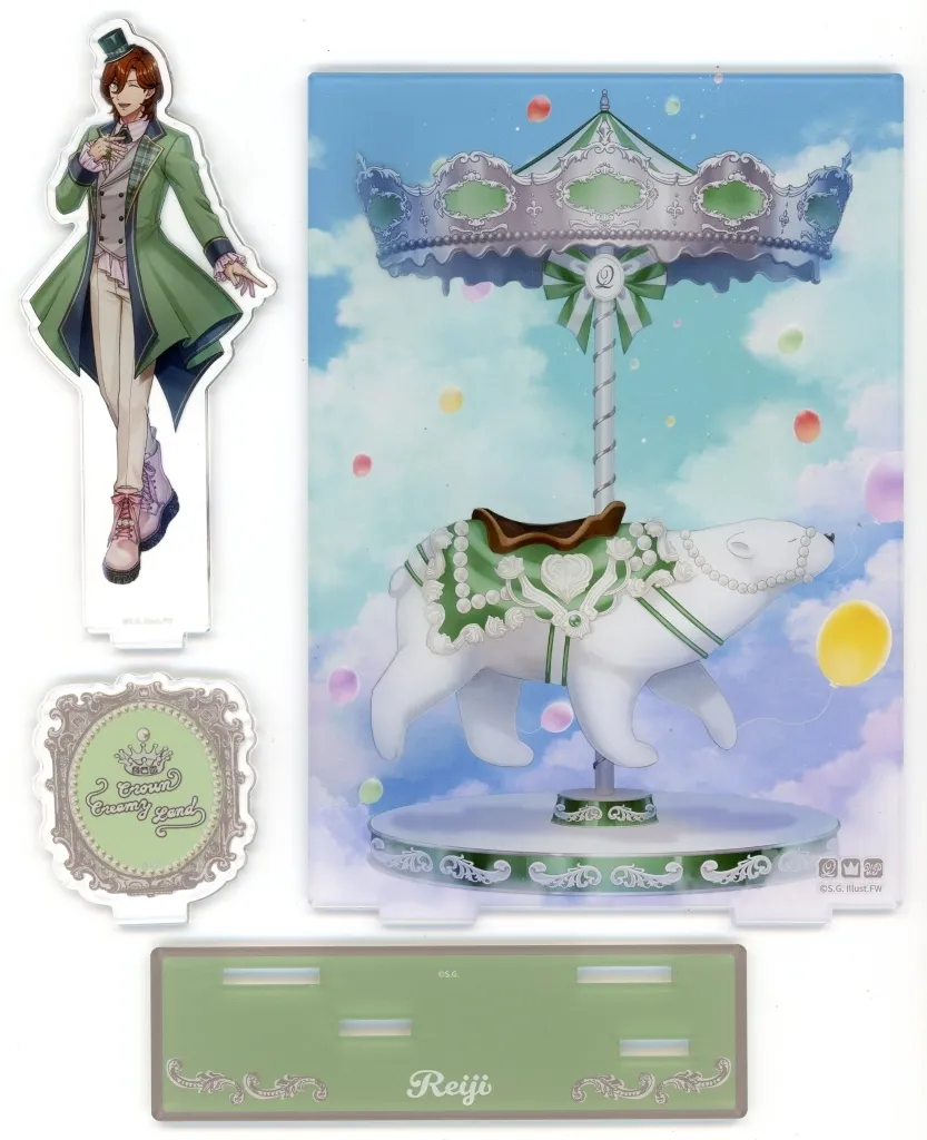 寿嶺二 アクリルスタンド Crown Creamy Land ~Fairground Carousel~ Ver. 「うたの☆プリンスさまっ♪ UTA☆PRI WONDERLAND-15th Anniversary-」_image