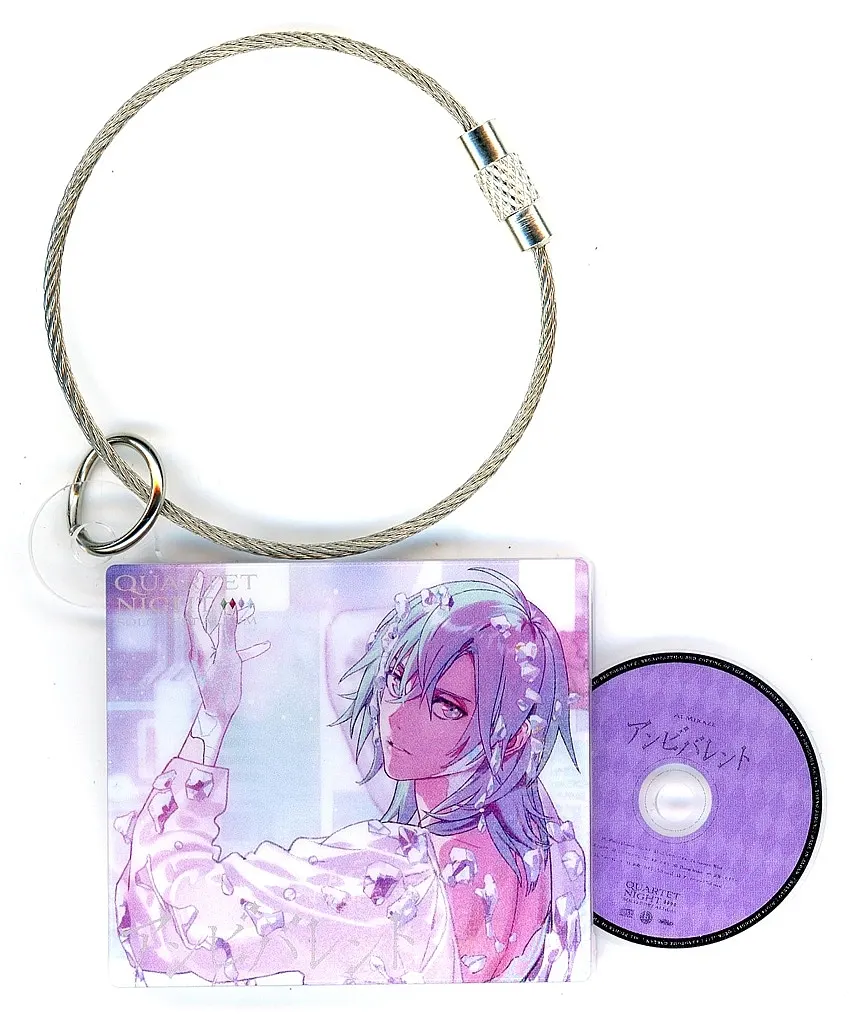 美風藍 「うたの☆プリンスさまっ♪ UTA☆PRI WONDERLAND-15th Anniversary- トレーディングCDジャケット アクリルキーリング」